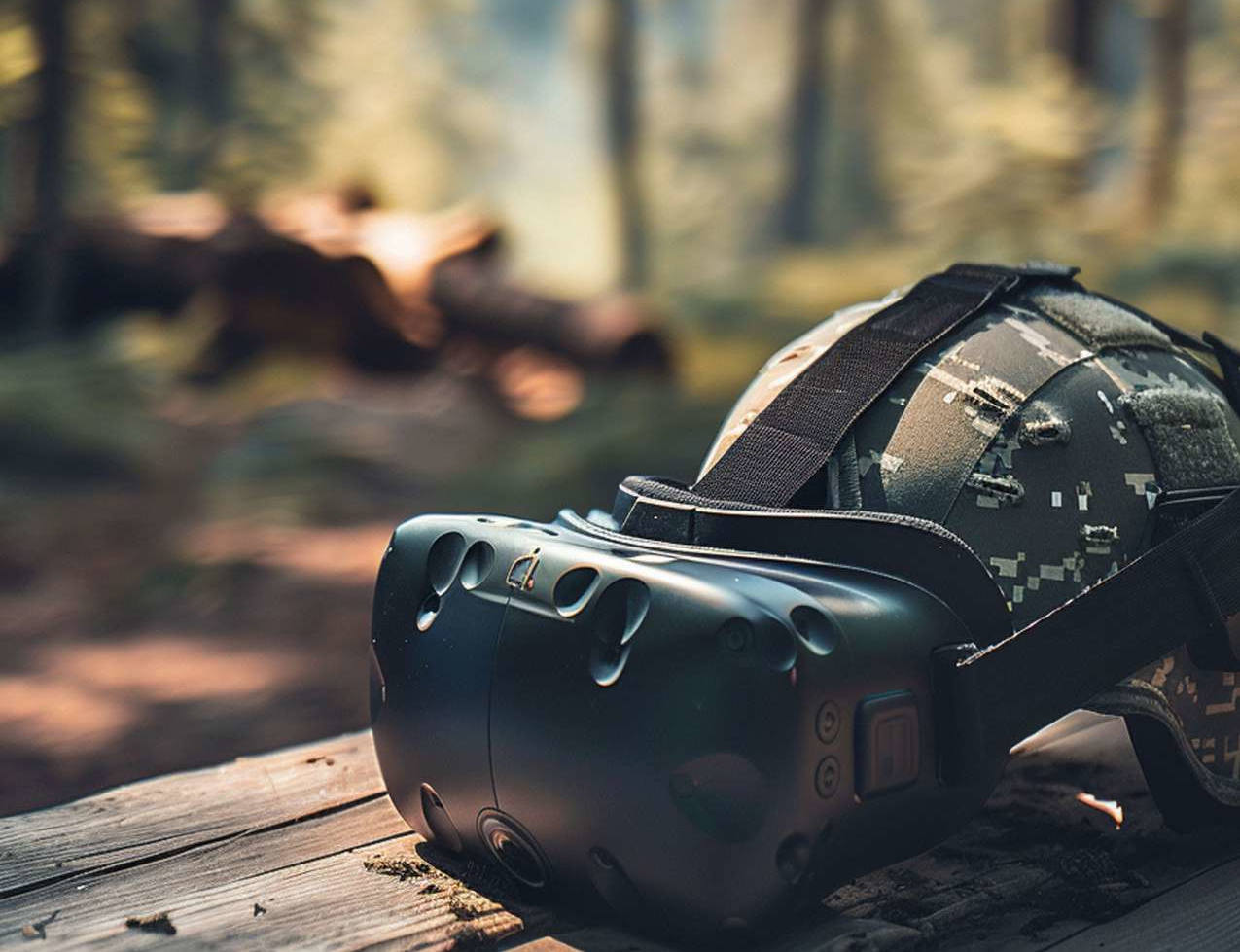 Gun Tactical Simulation VR Helmet